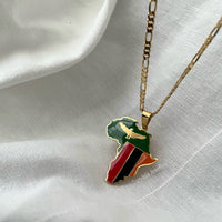 Zambia Flag Necklace 🇿🇲