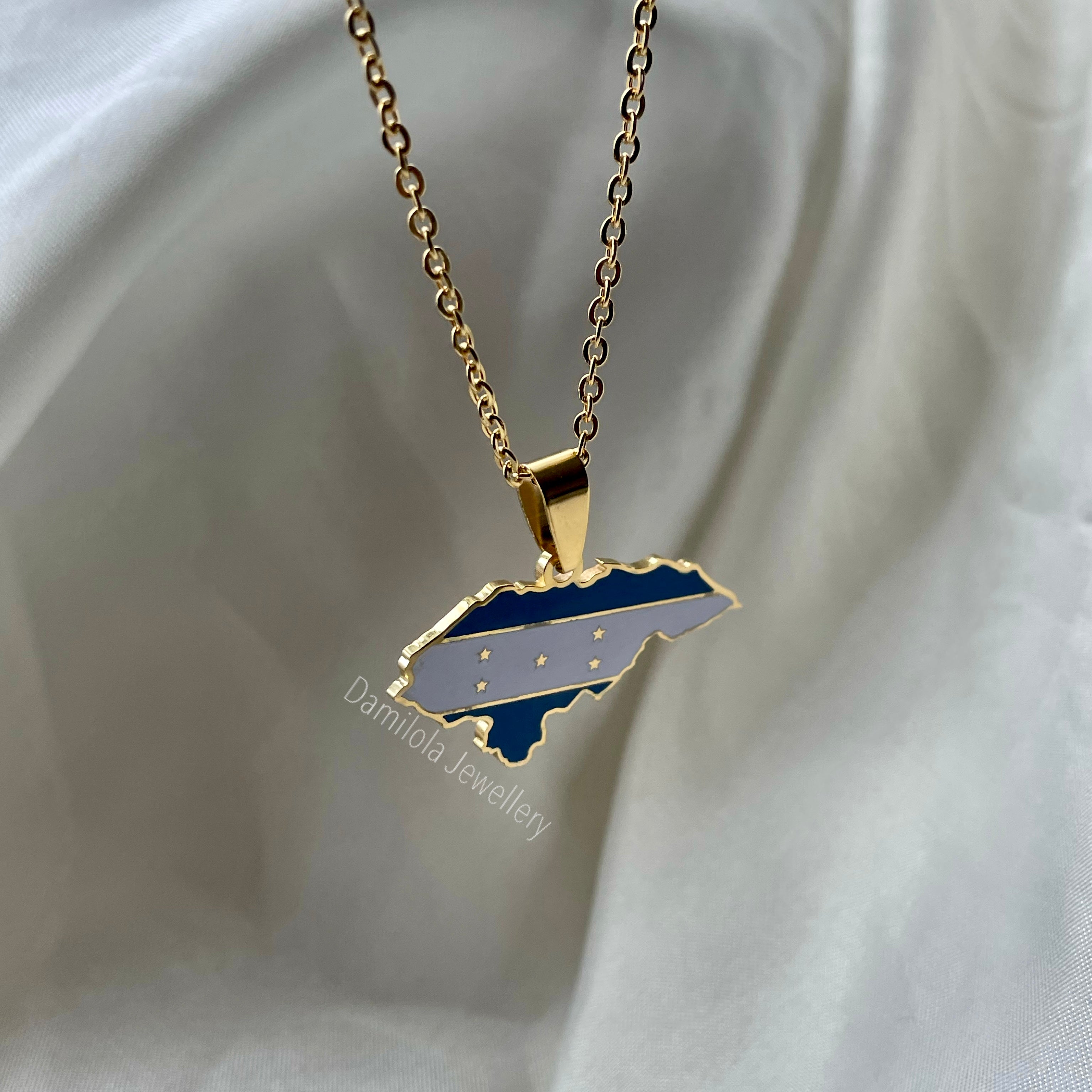 Honduras Flag Necklace 🇭🇳