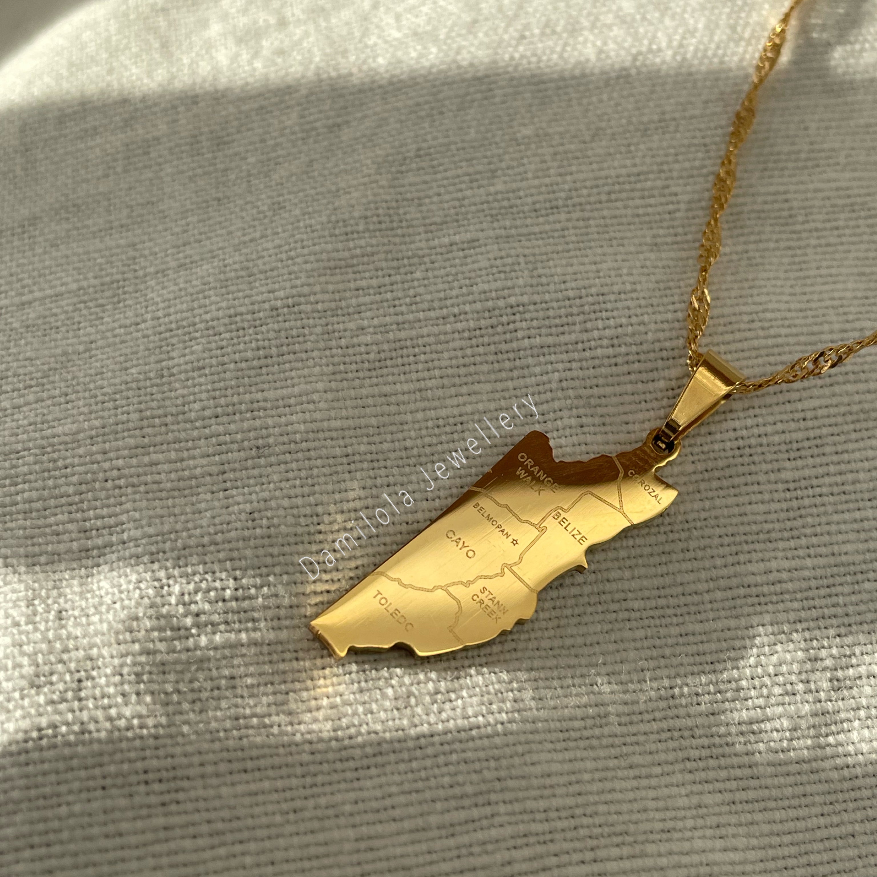 Belize Flag Necklace 🇧🇿