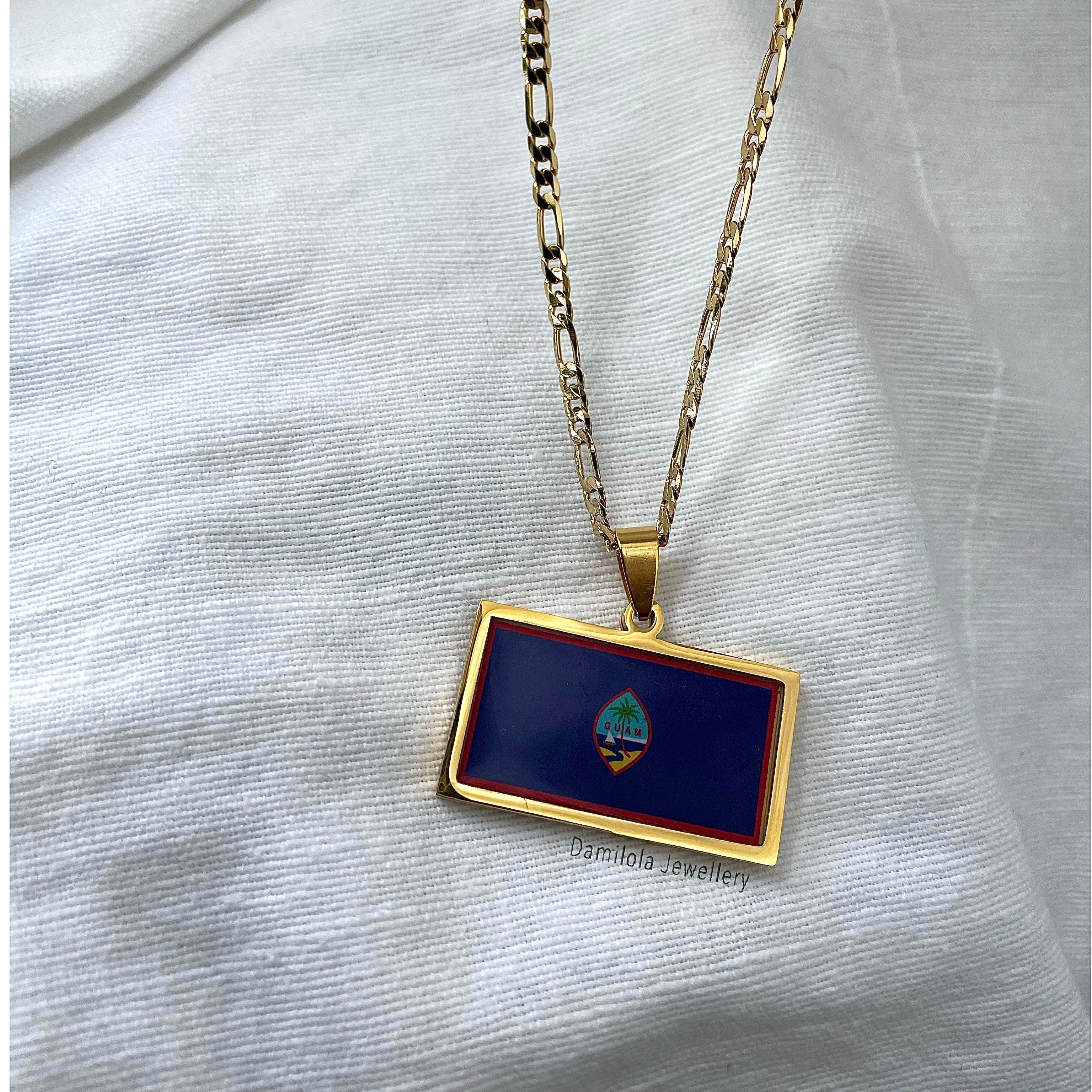 Guam Flag Necklace 🇬🇺