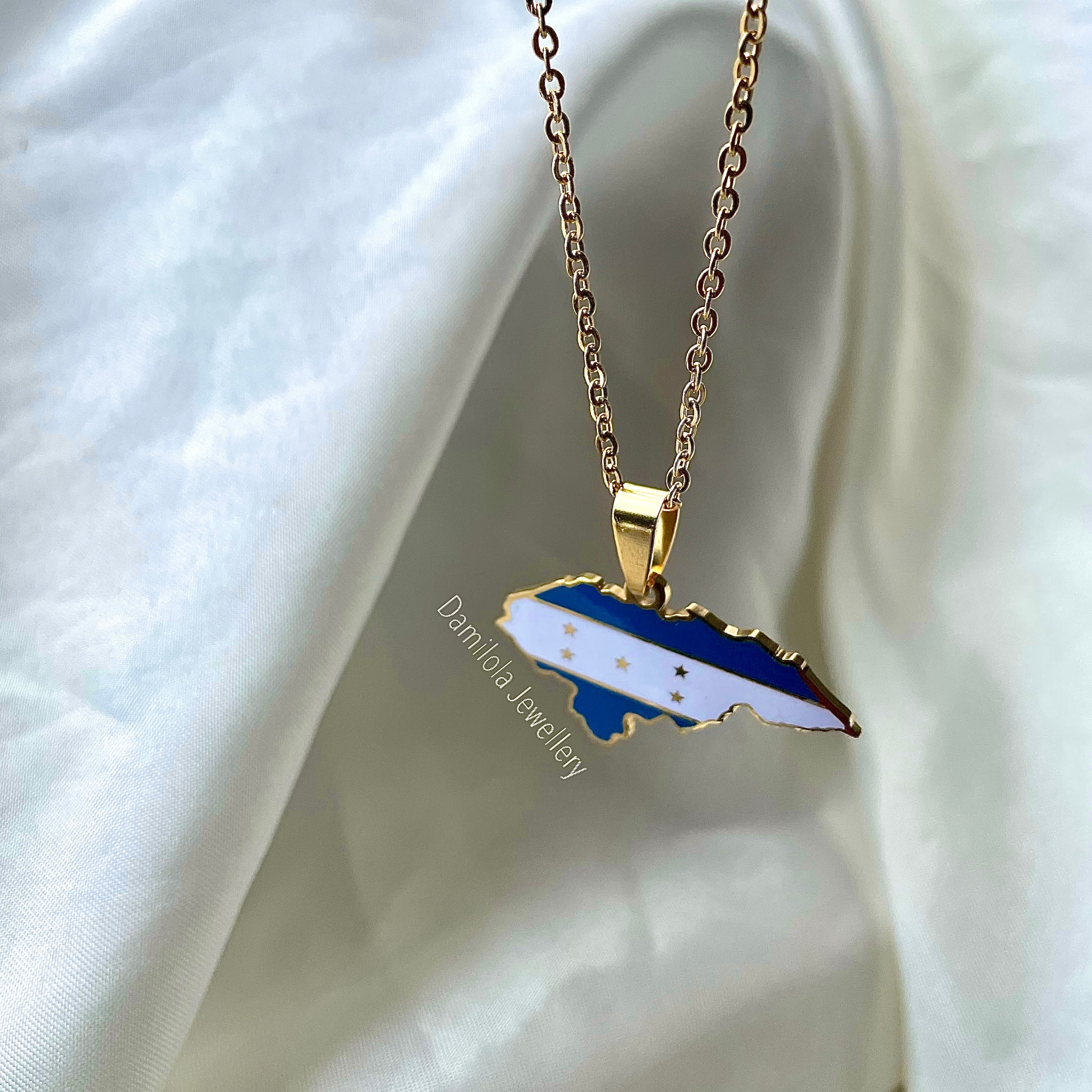 Honduras Flag Necklace 🇭🇳