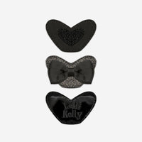 Lelli Kelly Ellie Girls Black Patent Scarpa School Shoes Velcro Changeable Panels LKSA8940CVR