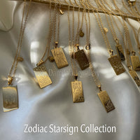 Zodiac Star Signs Necklace - Gold/Silver
