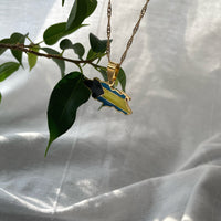 The Bahamas Flag Necklace 🇧🇸