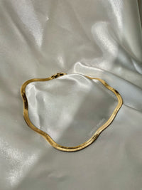 Gold/Silver Snake Herringbone Chain - Single