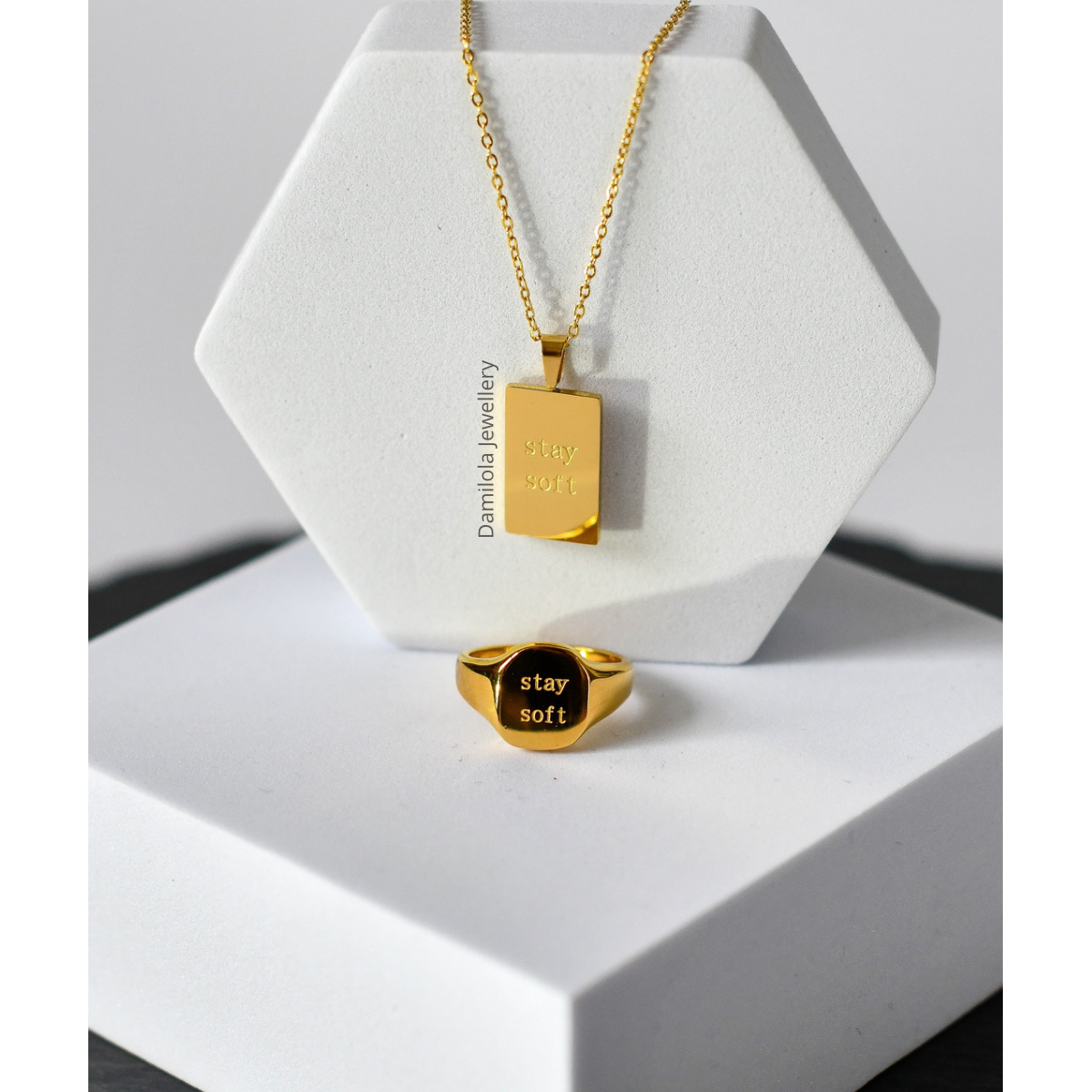 “Stay Soft” Ring