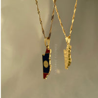 Belize Flag Necklace 🇧🇿