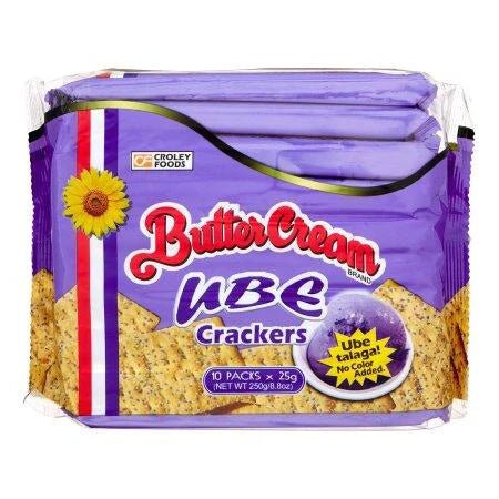 CROLEY FOODS Butter Cream Ube Crackers 10x25g
