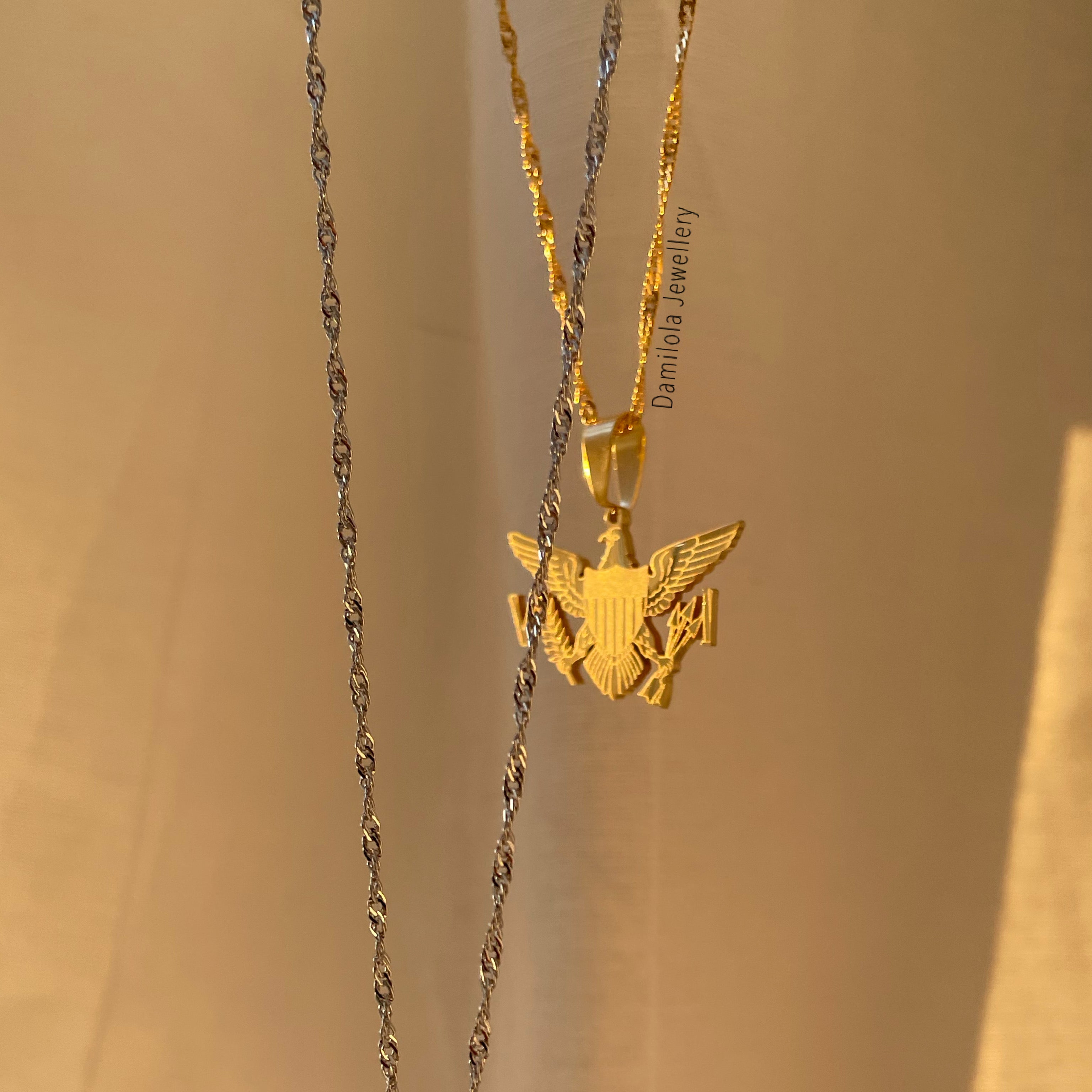 US Virgin Islands Flag Necklace🇻🇮 (4 Styles)