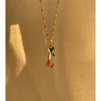 Italy Flag Necklace 🇮🇹