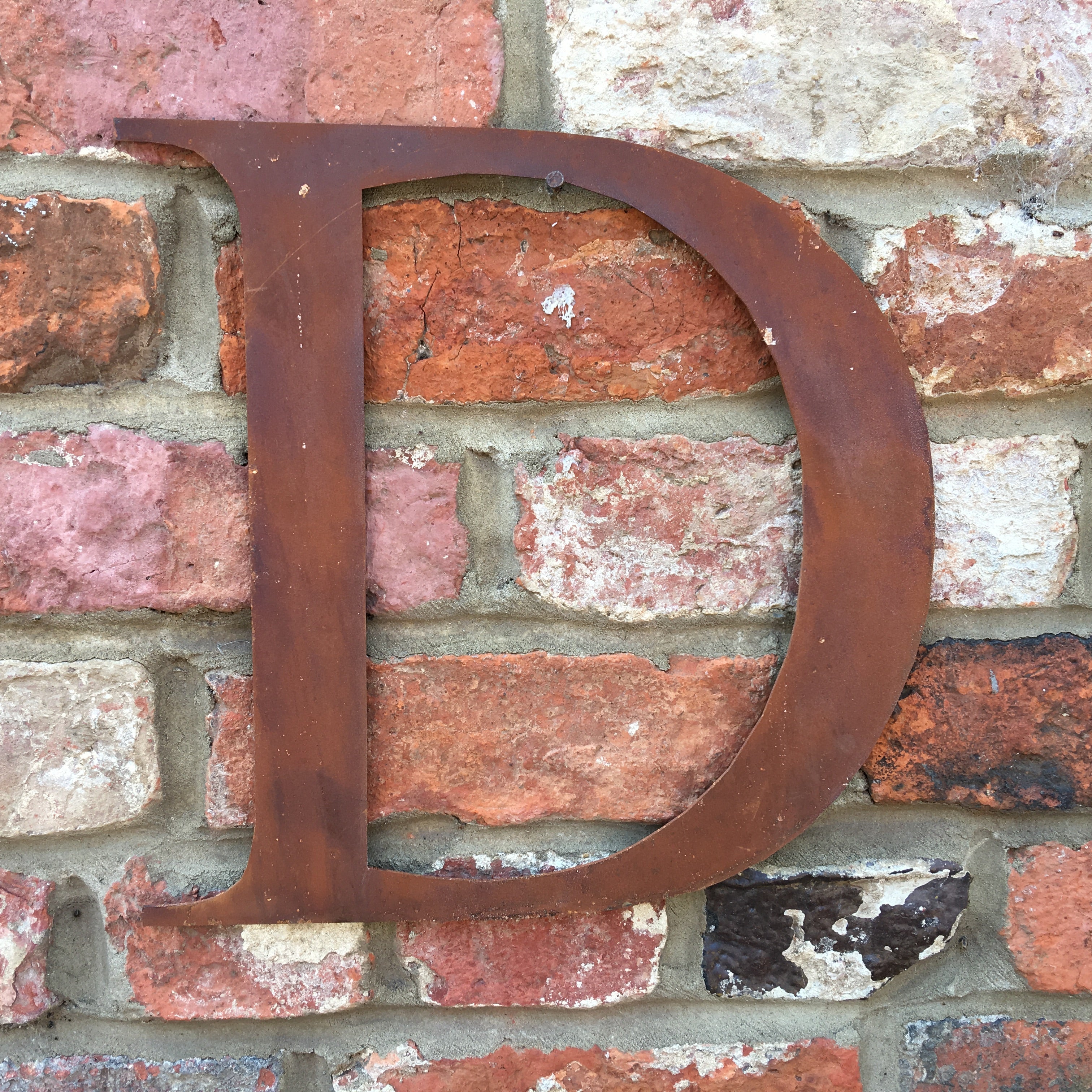 Classic Rusty Metal Letters 5" And 12" A-Z 0-9 Rustic Signs For The Home And Garden