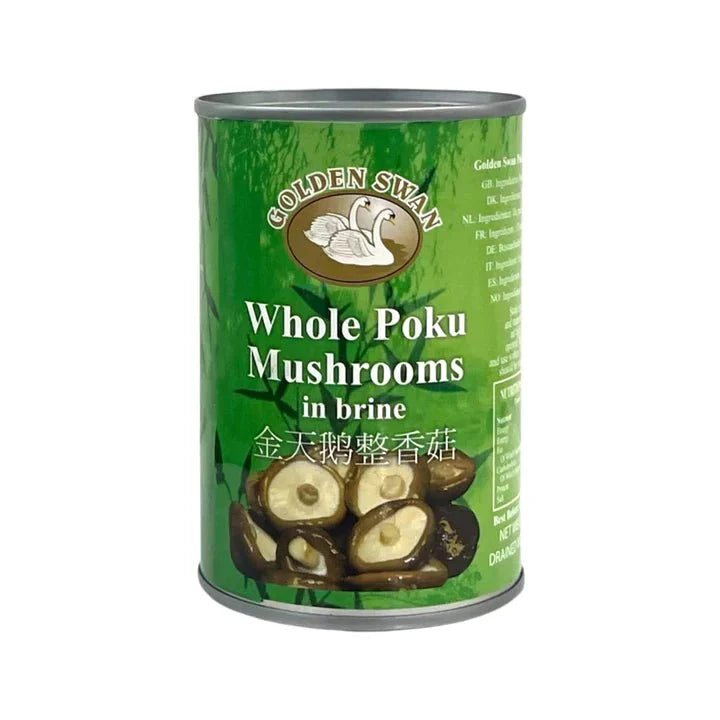 GOLDEN SWAN Whole Poku Mushrooms In Brine 284g