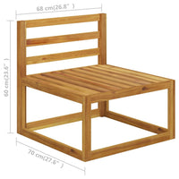 Brenta Acacia Wood - 68cm