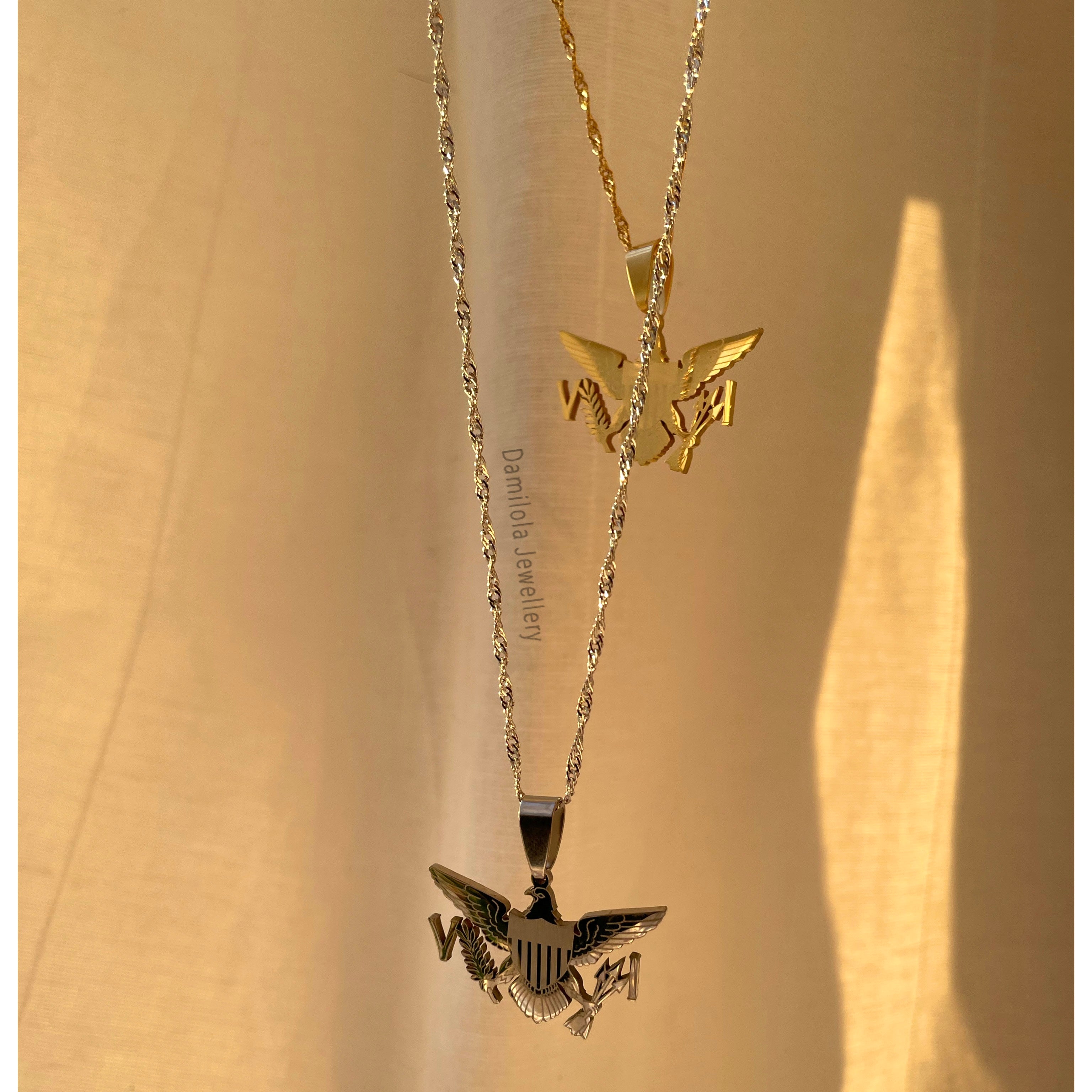 US Virgin Islands Flag Necklace🇻🇮 (4 Styles)