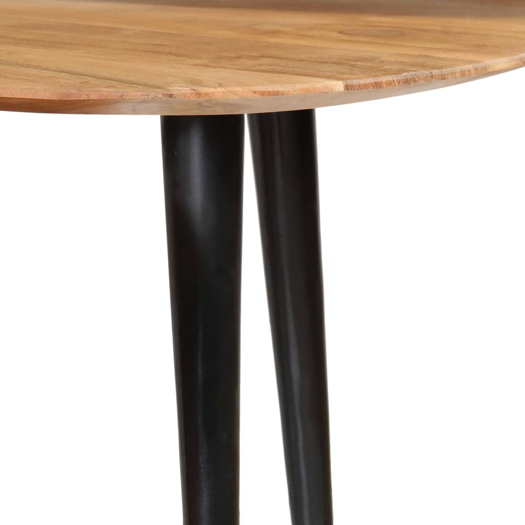Miren Acacia Wood Nesting Tables - 70cm Handmade