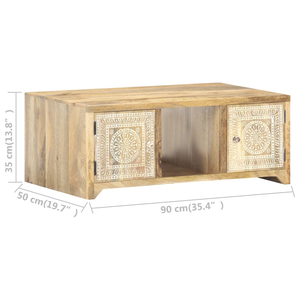 Aven Mango Wood - 90cm No Assembly