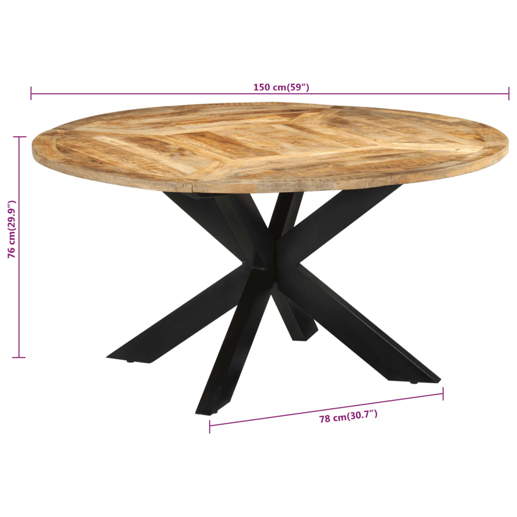 Fioren Mango Wood - Ø150cm