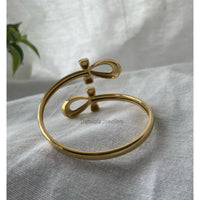 Ankh Bangle - Gold/Silver