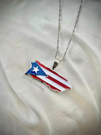 Puerto Rico Flag Necklace 🇵🇷 (3 Styles)