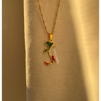 Italy Flag Necklace 🇮🇹