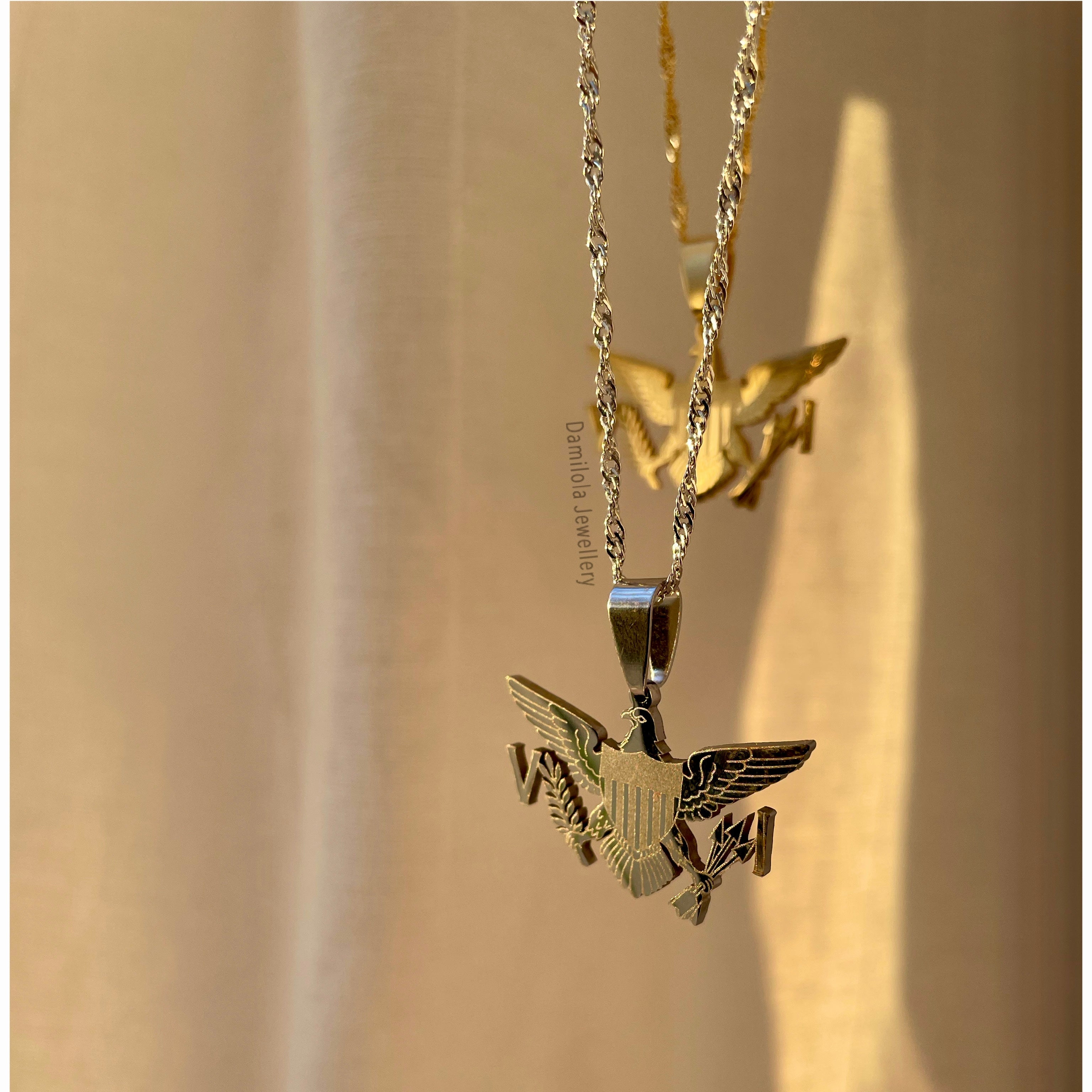 US Virgin Islands Flag Necklace🇻🇮 (4 Styles)