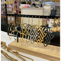 Queen Nefertiti Africa Earrings- Gold/Silver
