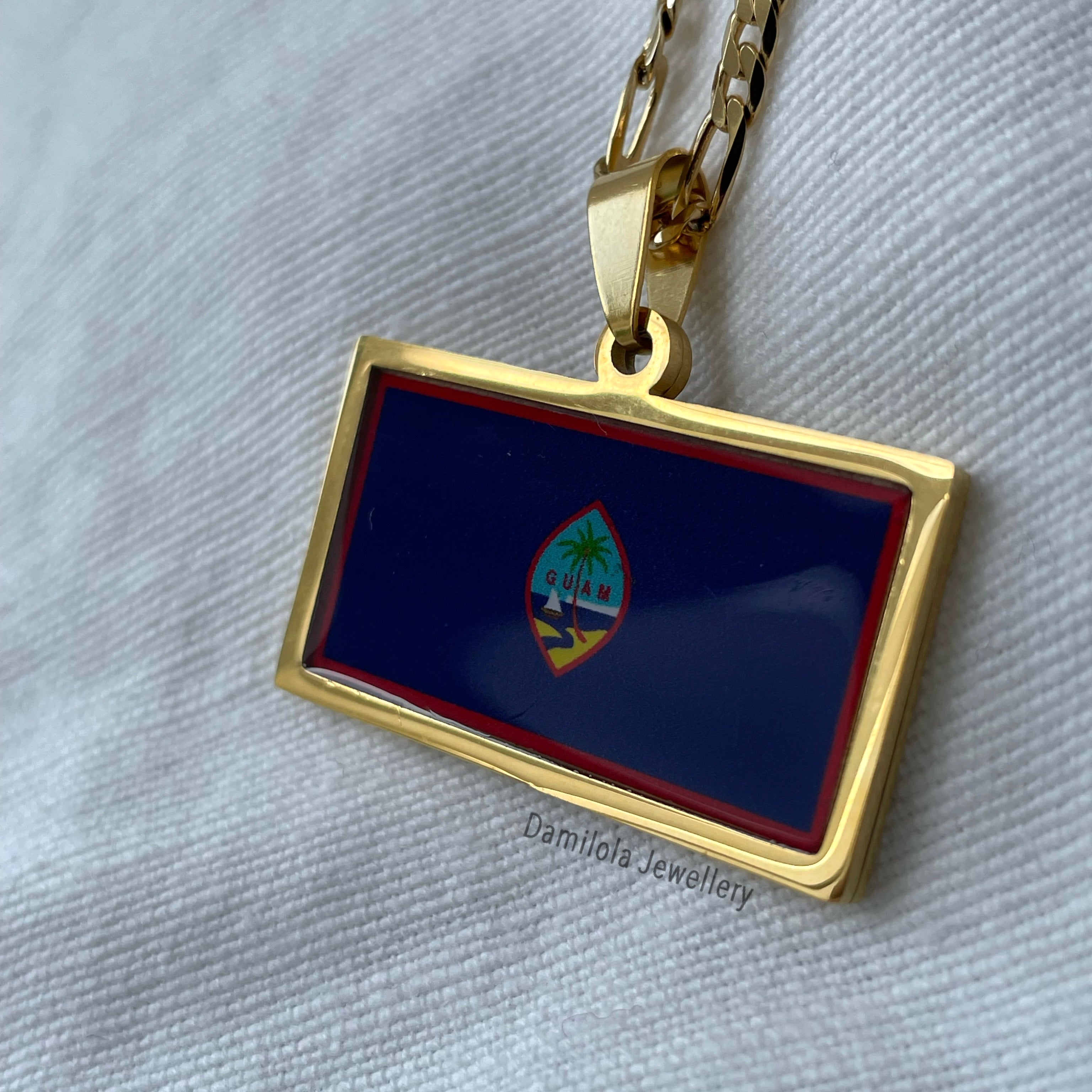 Guam Flag Necklace 🇬🇺
