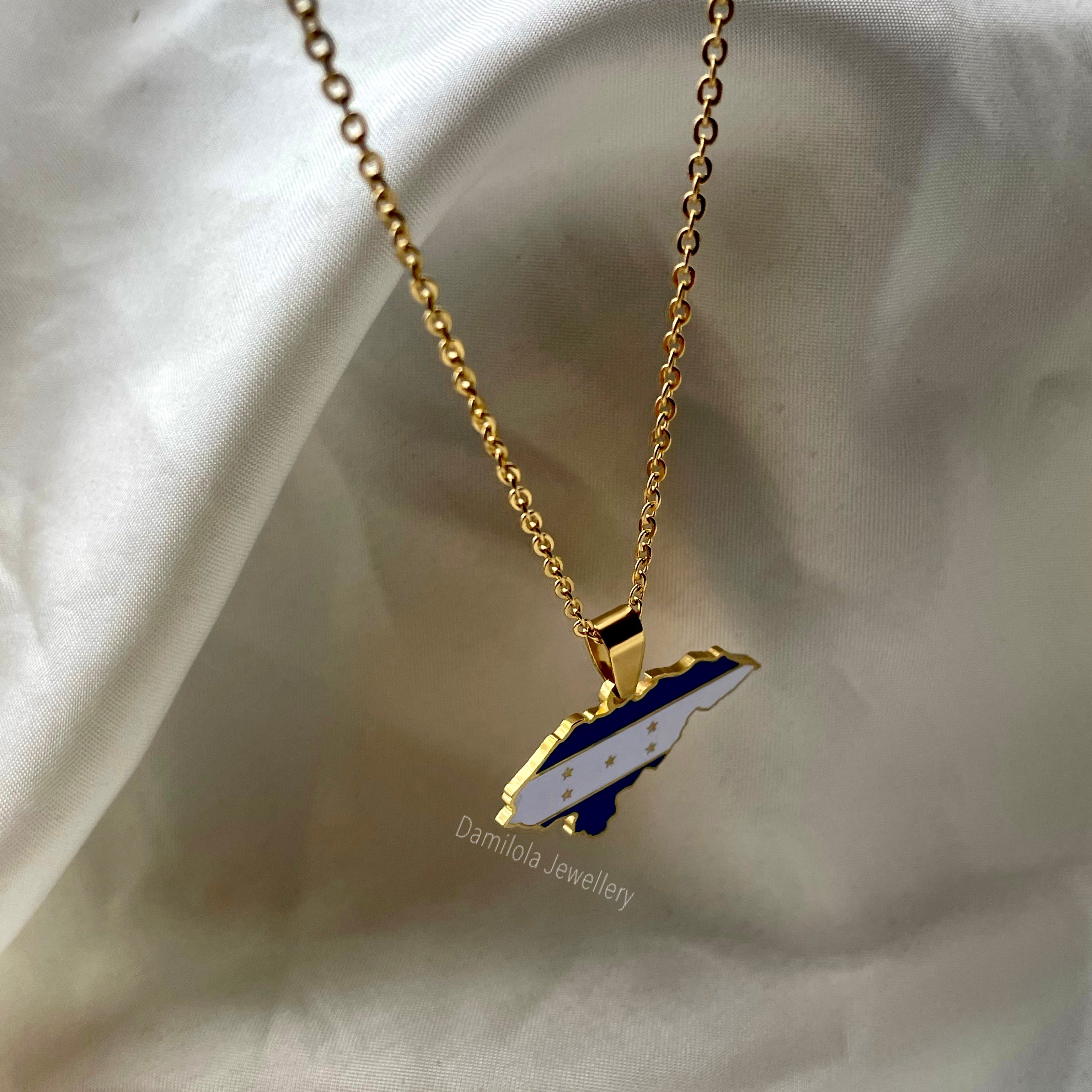 Honduras Flag Necklace 🇭🇳