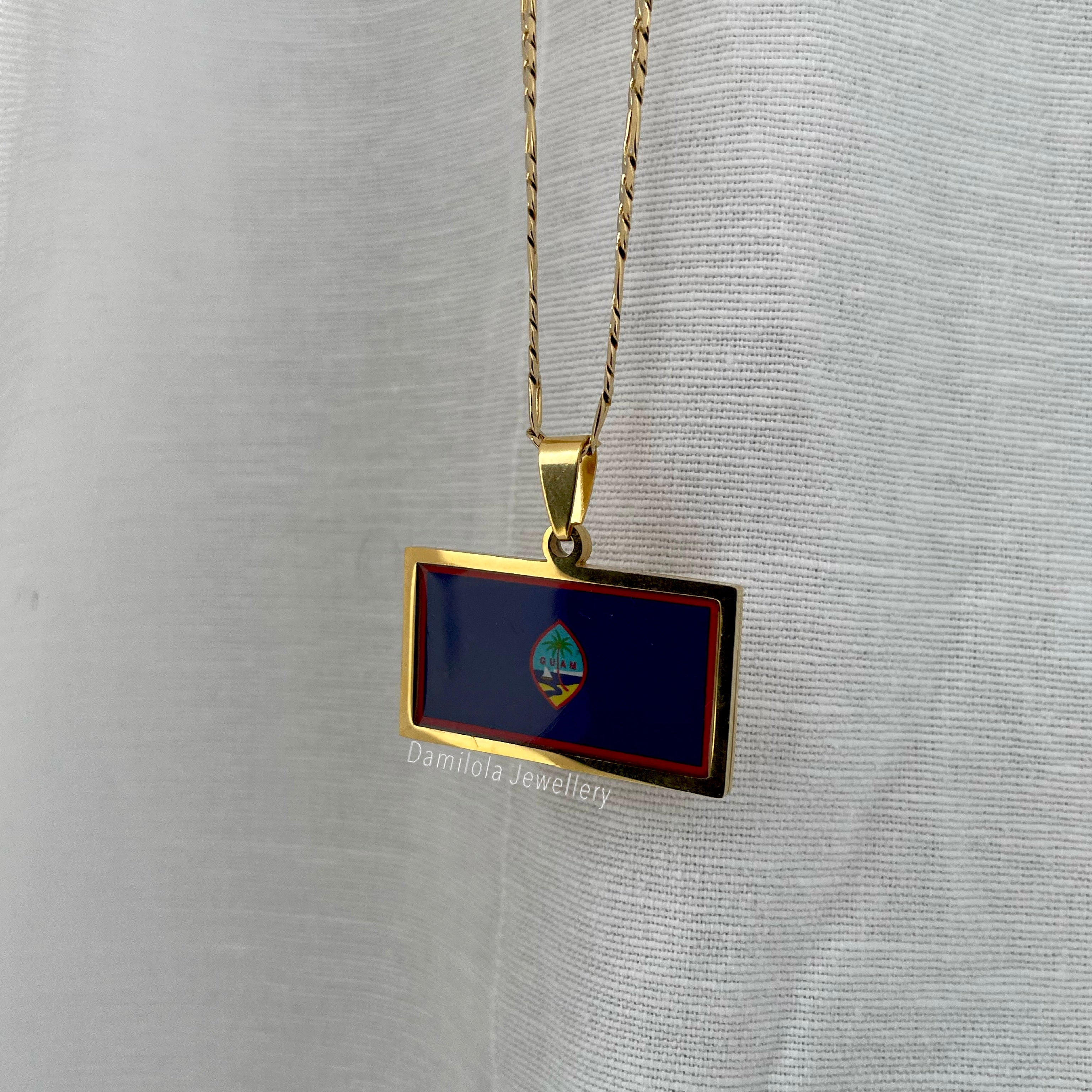 Guam Flag Necklace 🇬🇺