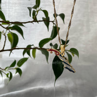 Cuba Flag Map Necklace