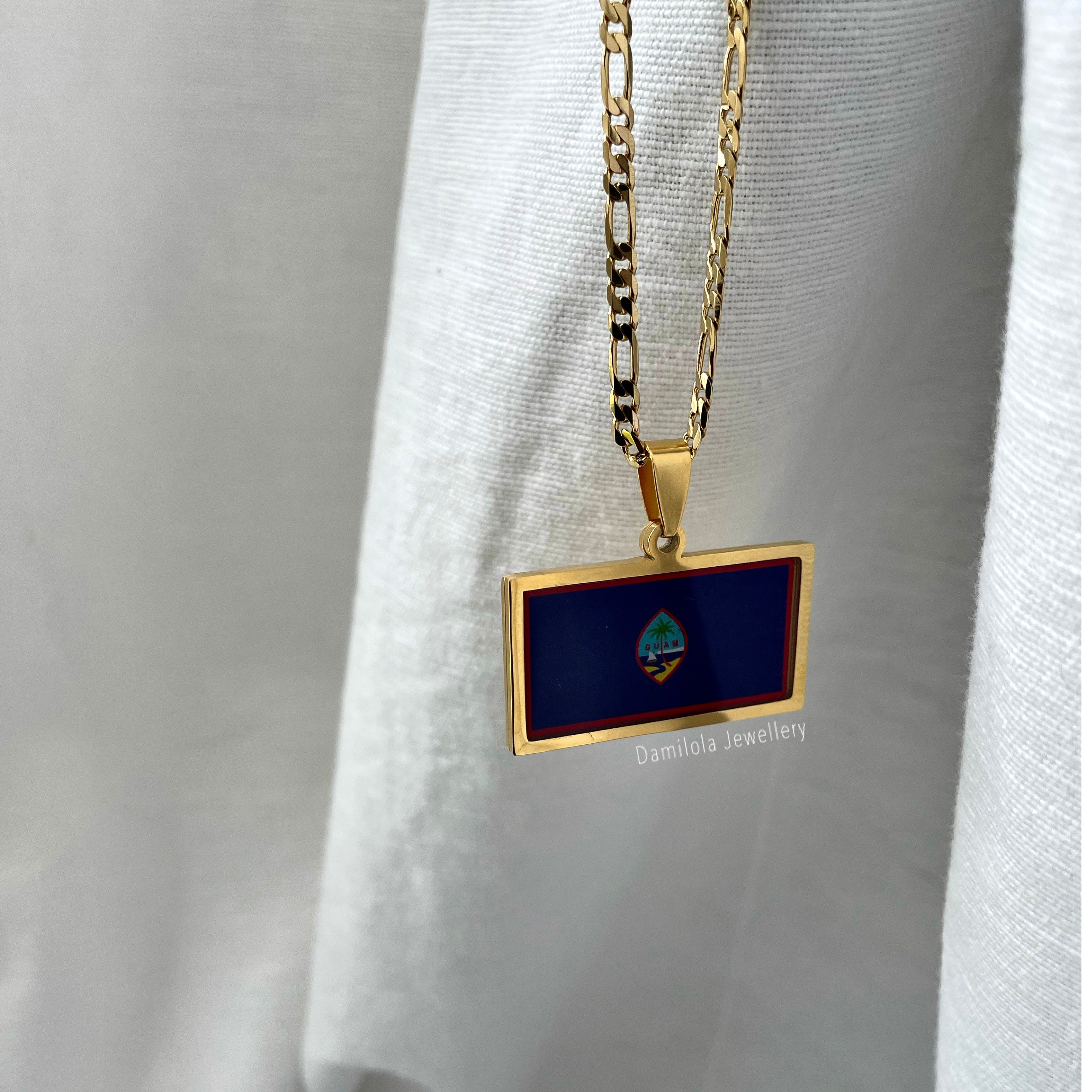 Guam Flag Necklace 🇬🇺