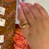 Angel Numbers Ring - Gold
