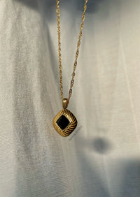 Oshun Black ‘Onyx’ Pendant Necklace