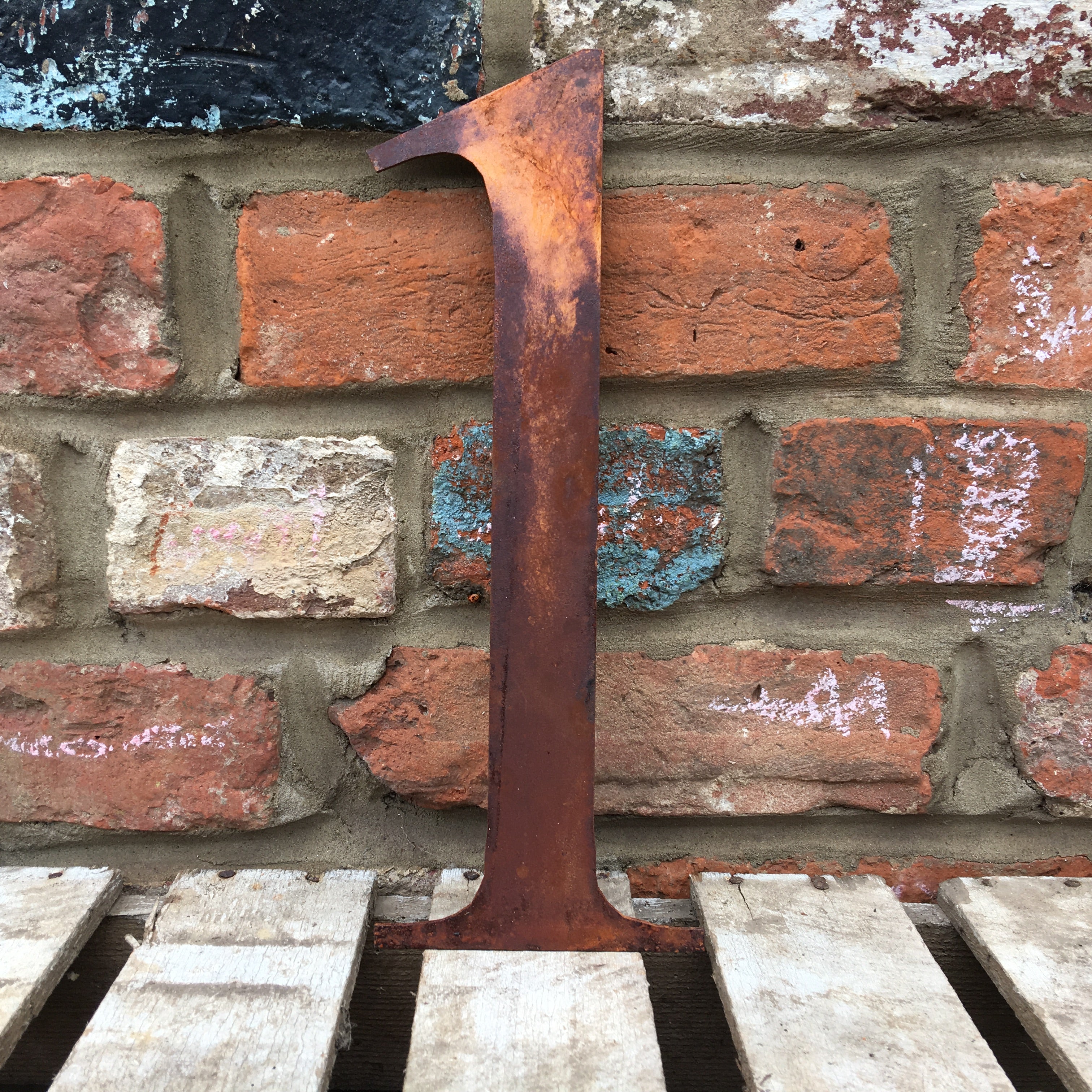 Classic Rusty Metal Letters 5" And 12" A-Z 0-9 Rustic Signs For The Home And Garden