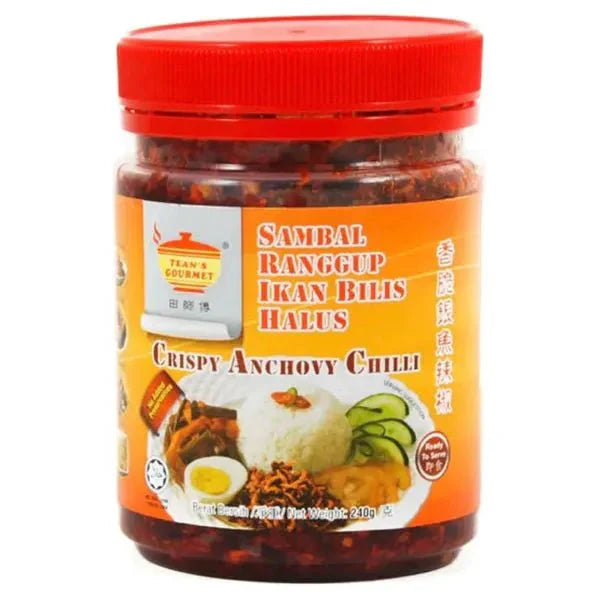 TEAN'S GOURMET Crispy Anchovy Chilli Oil 240g