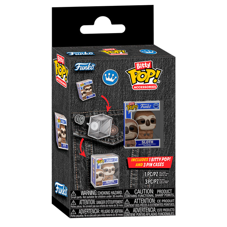 FUNKO Bitty POP! Wearables: Pin 4-Pack with Sloth Bitty POP!