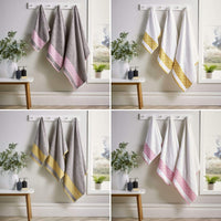 Inca Diamond Jacquard Luxury Soft Absorbent 600GSM Cotton Towels Bath Sheets Hand Towels Bath Towels Durable OEKO-TEX Certified Made in England by OLIVIA ROCCO