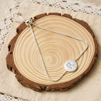 Initial Friendship Bracelet Letter R Created with Zircondia® Crystals