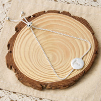 Initial Friendship Bracelet Letter T Created with Zircondia® Crystals