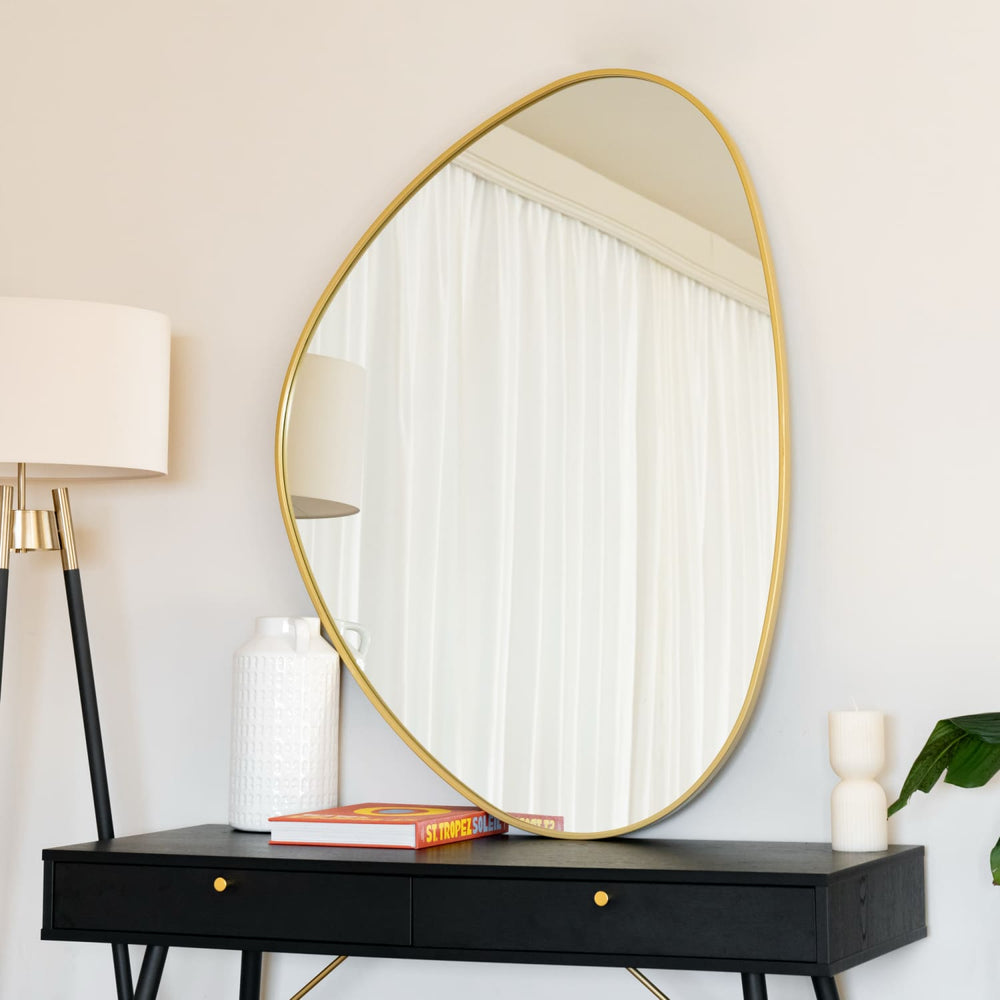 Izumi Gold Metal Irregular Full-Length Mirror - 120cm x 90cm
