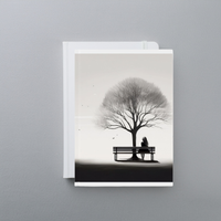 Hardcover Journal – Aesthetic Black And White Nature Design