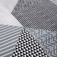 Jasper Grey Printed Reversible Quilted Duvet Cover Set