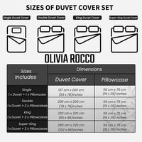 Jasper Grey Printed Reversible Quilted Duvet Cover Set