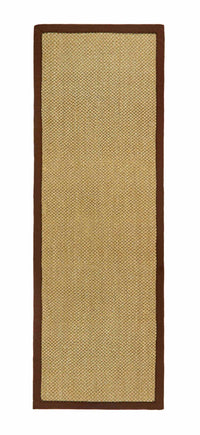 Bordered Natural Non-Slip Sisal Rug