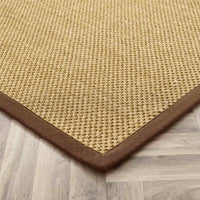 Bordered Natural Non-Slip Sisal Rug