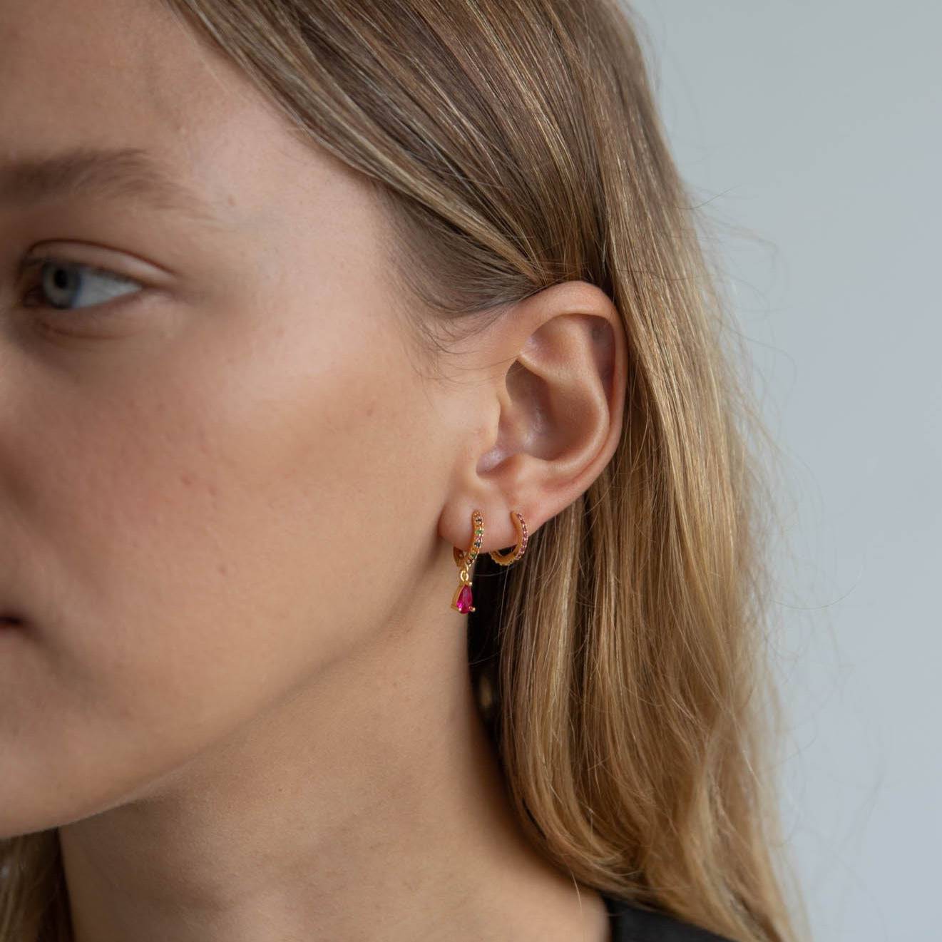 Juliette Huggie Hoops