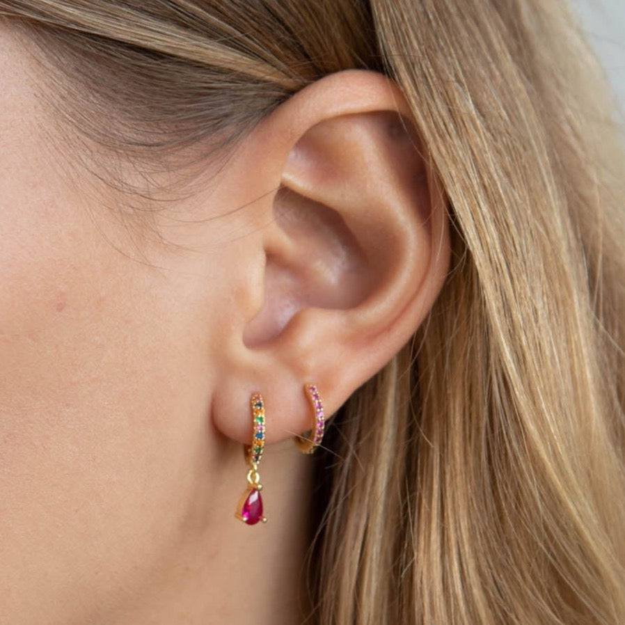 Juliette Huggie Hoops