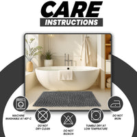 Jumbo Loop Bath Mat Non Slip Water Absorbent Rug for Shower & Toilet Large Size Floor Mats by OLIVIA ROCCO
