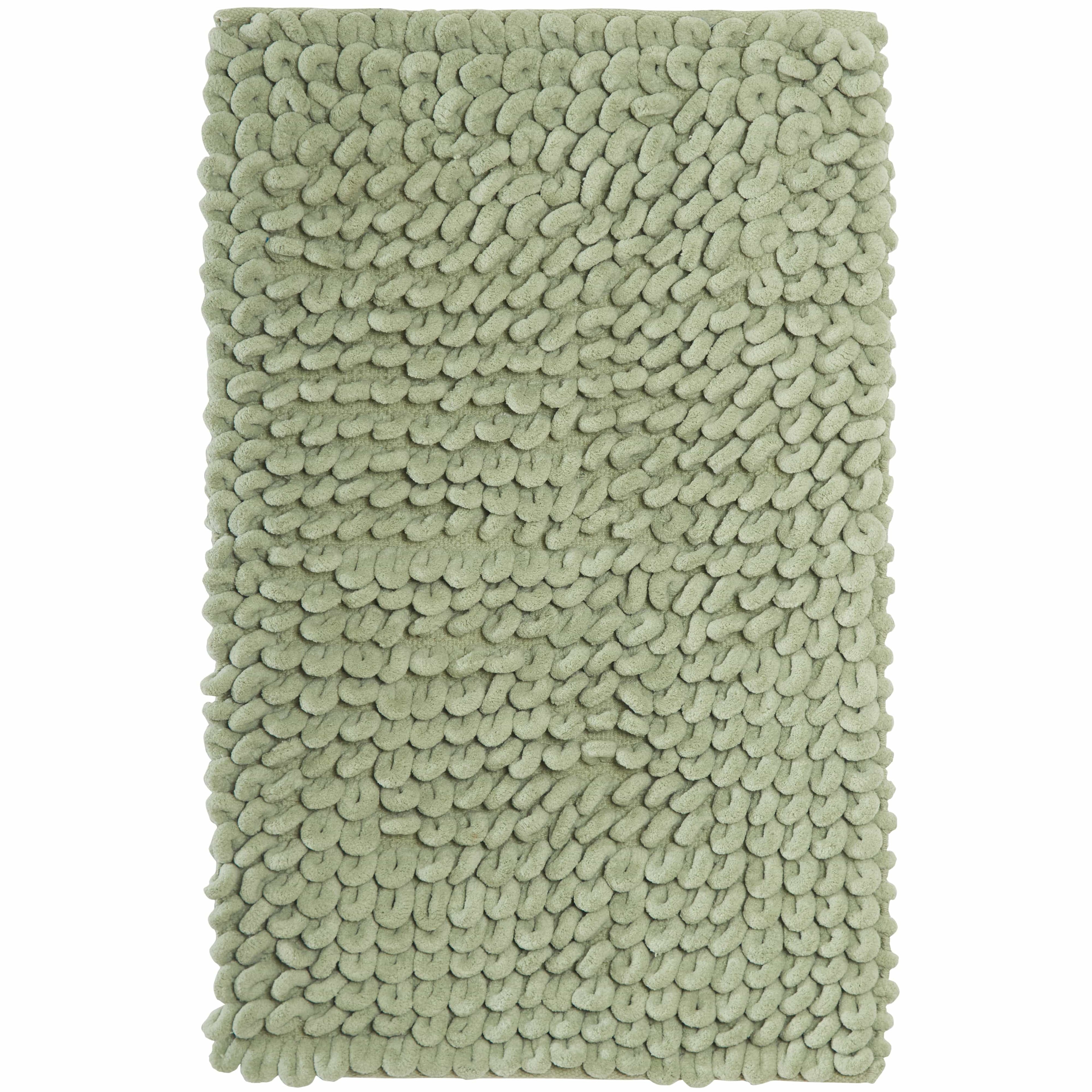 Jumbo Loop Bath Mat Non Slip Water Absorbent Rug for Shower & Toilet Large Size Floor Mats by OLIVIA ROCCO
