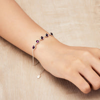 June Birthstone Bracelet Created with Alexandrite Zircondia® Crystals